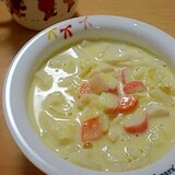 【離乳食後期】まろやかコーンクリームスープうどん